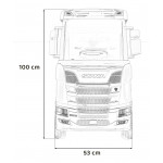 Elektrické autíčko Kamión SCANIA R-Serie - červené